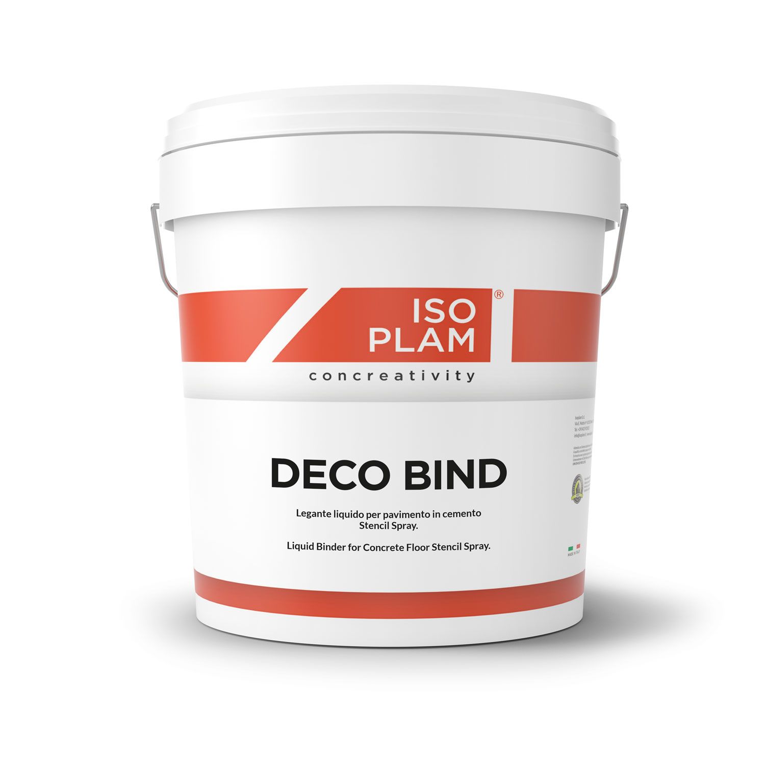 Deco Bind: legante liquido per pavimento in cemento Stencil Spray by Isoplam