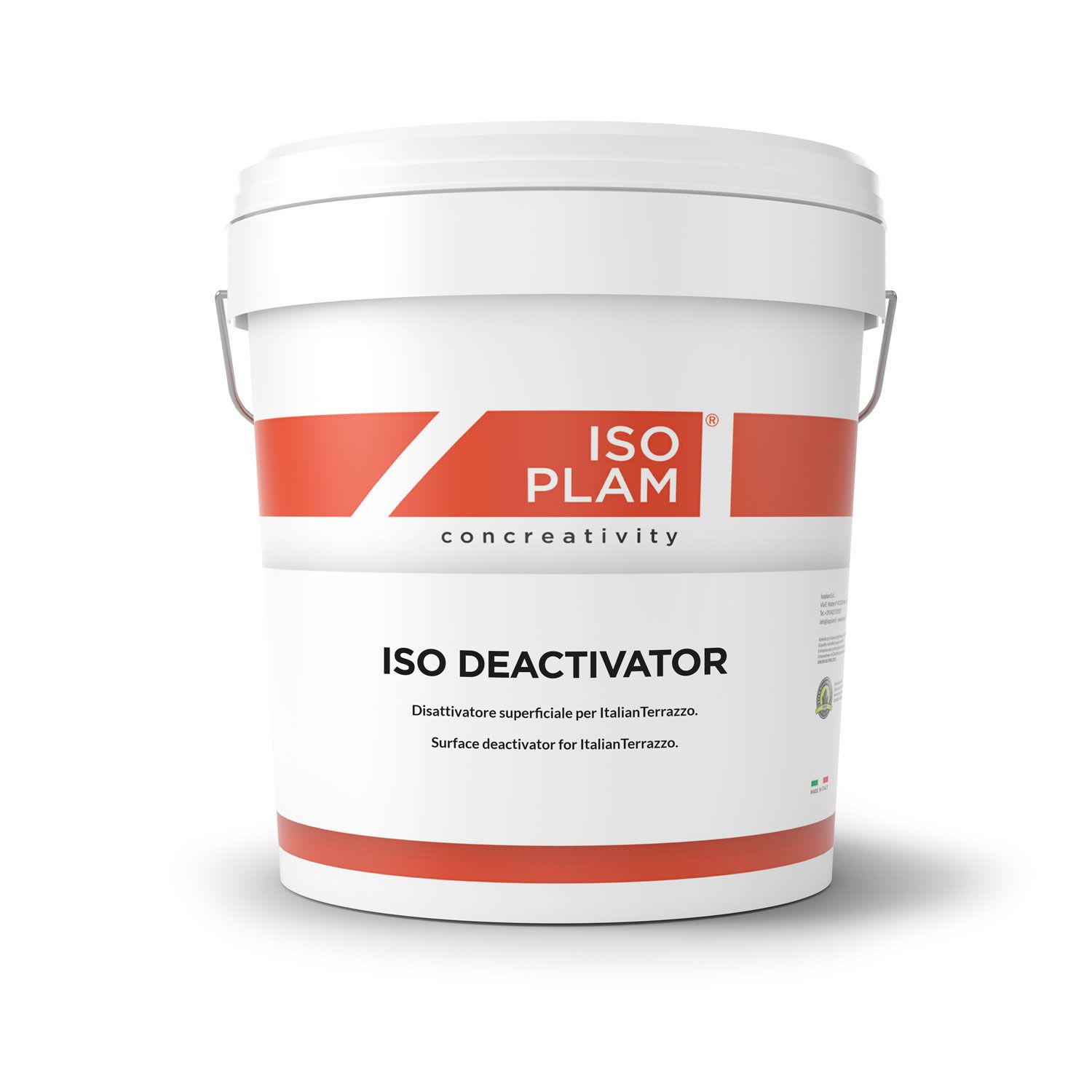 Iso Deactivator: Disattivatore superficiale per ghiaino lavato by Isoplam