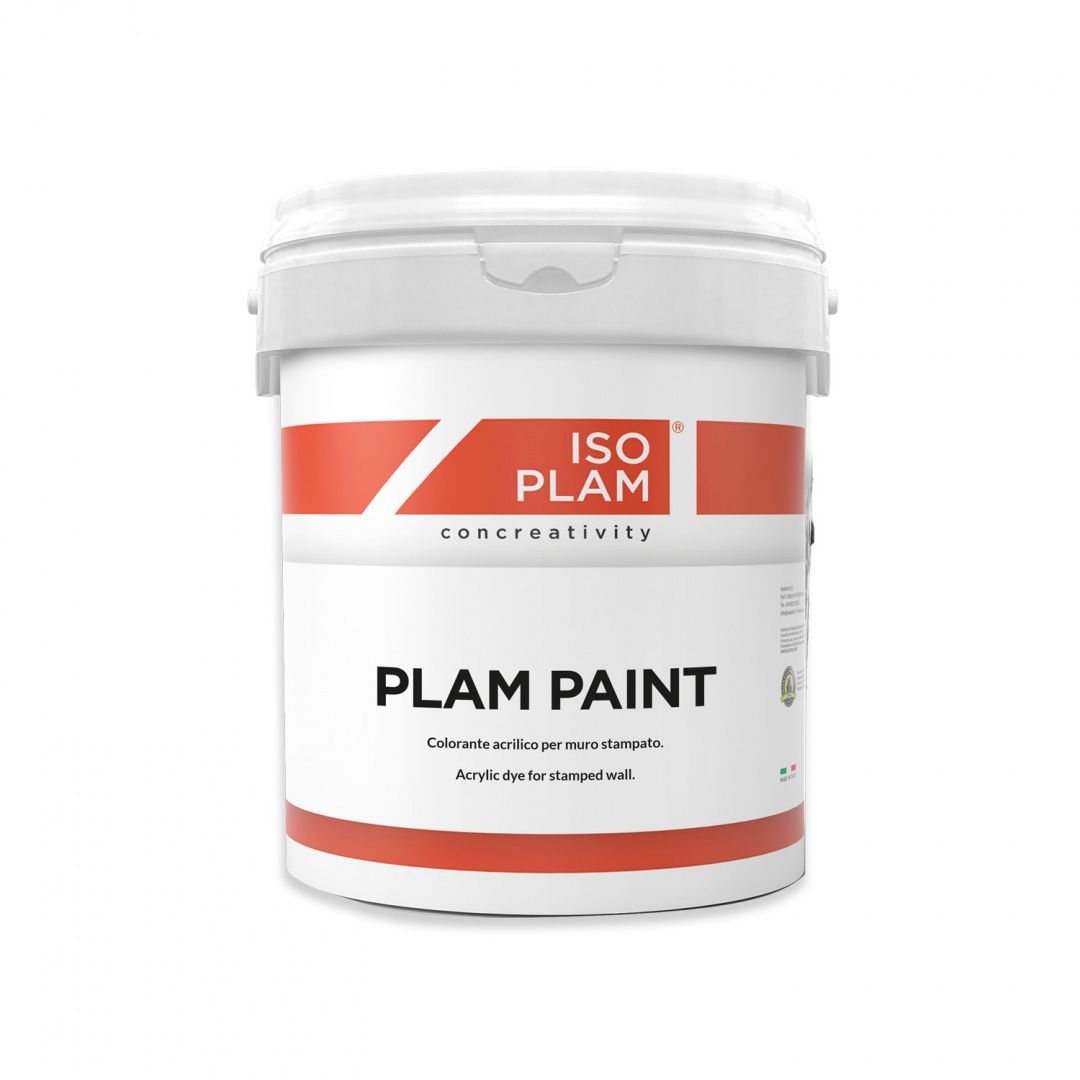 Plam Paint colorante protettivo per muro stampato e rocce artificiali by Isoplam