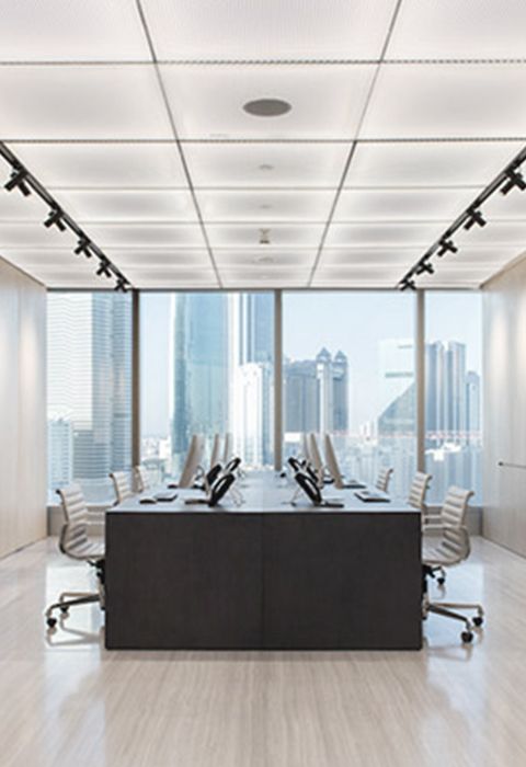 Emirates Towers: false ceiling by ItalMesh