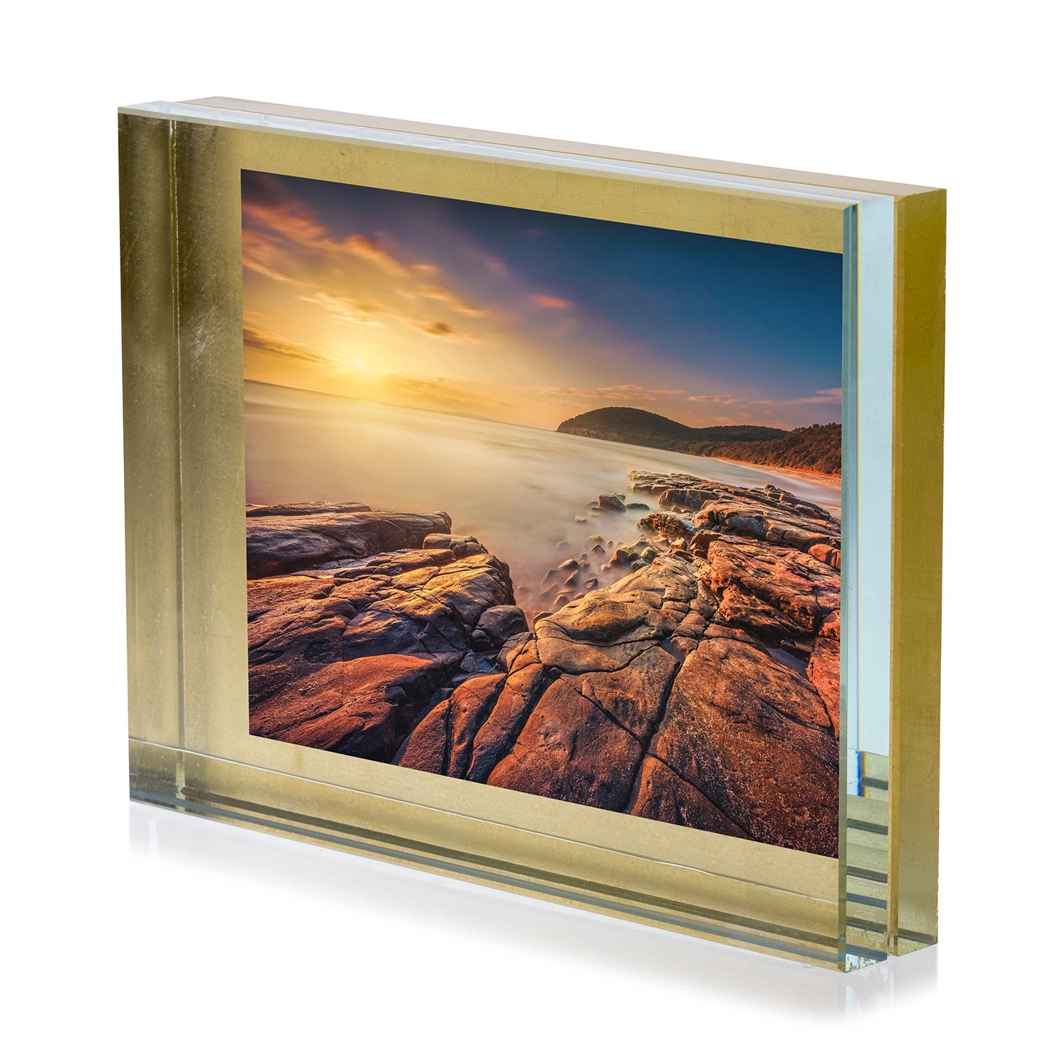 I Ricordi cornice decoro foglia oro 20×15 cm by Ivv