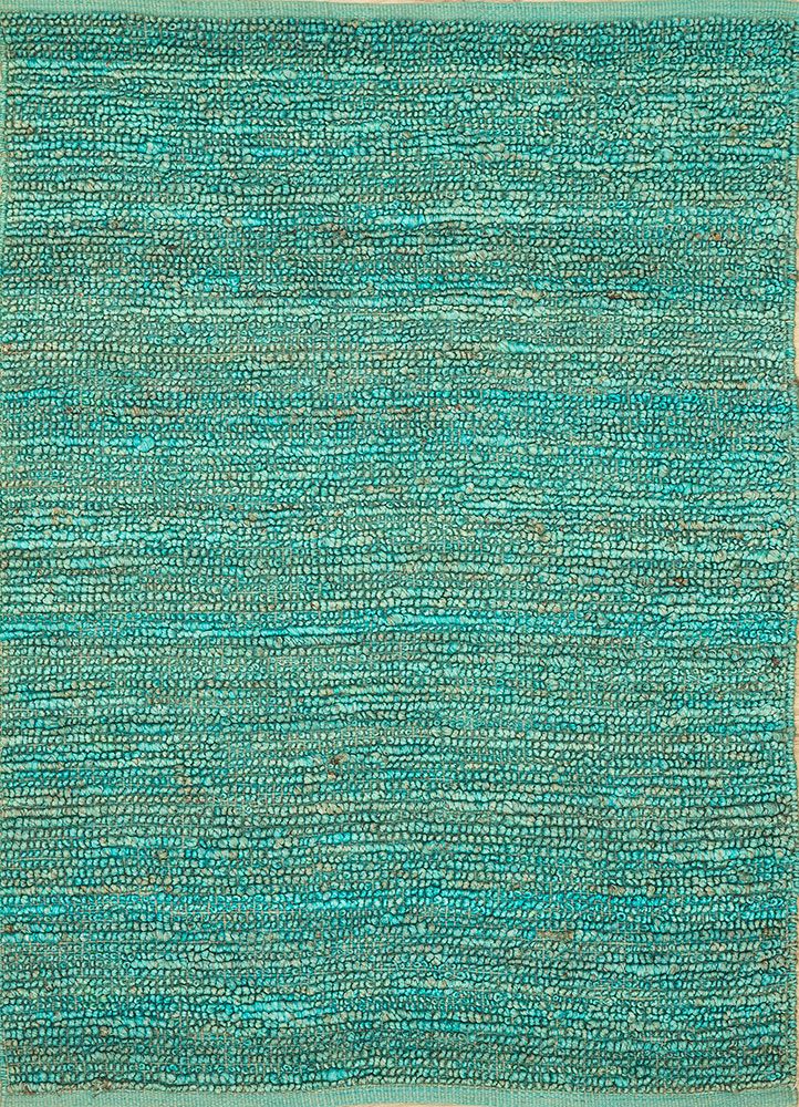 Nomadic Threads GI-07, Aruba Blue/Aruba Blue by Jaipur Rugs