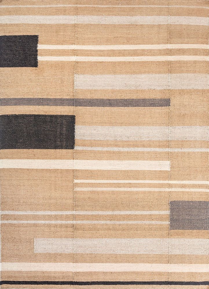 Nomadic Threads ADHM-02, Tan/Eucalyptus by Jaipur Rugs