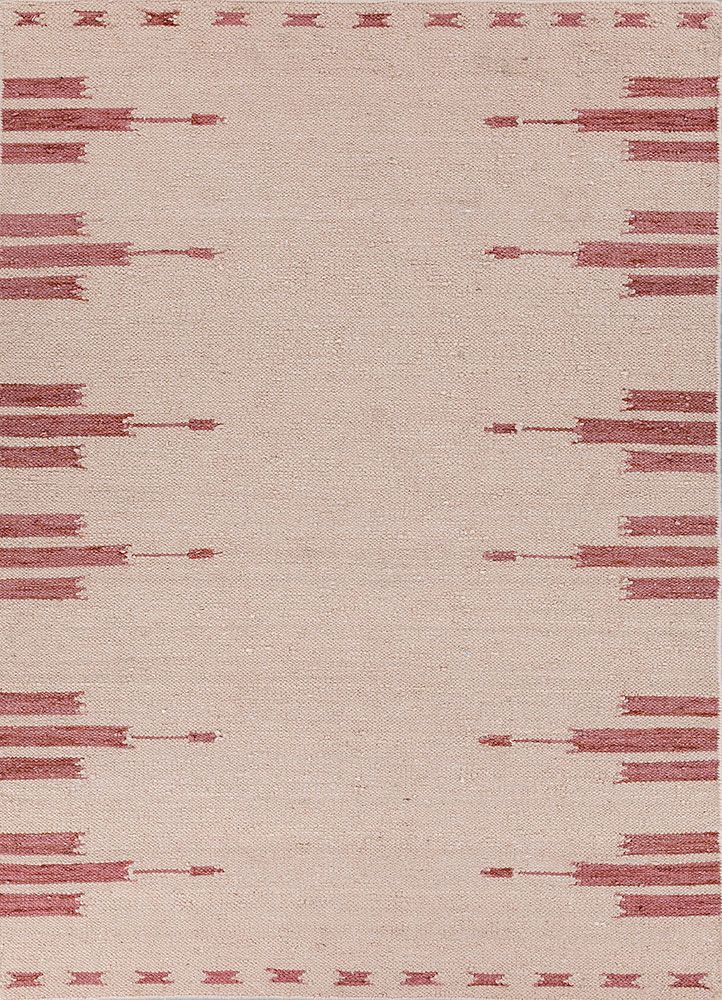 Bedouin ADWL-13118, Pink Tint/Rust by Jaipur Rugs