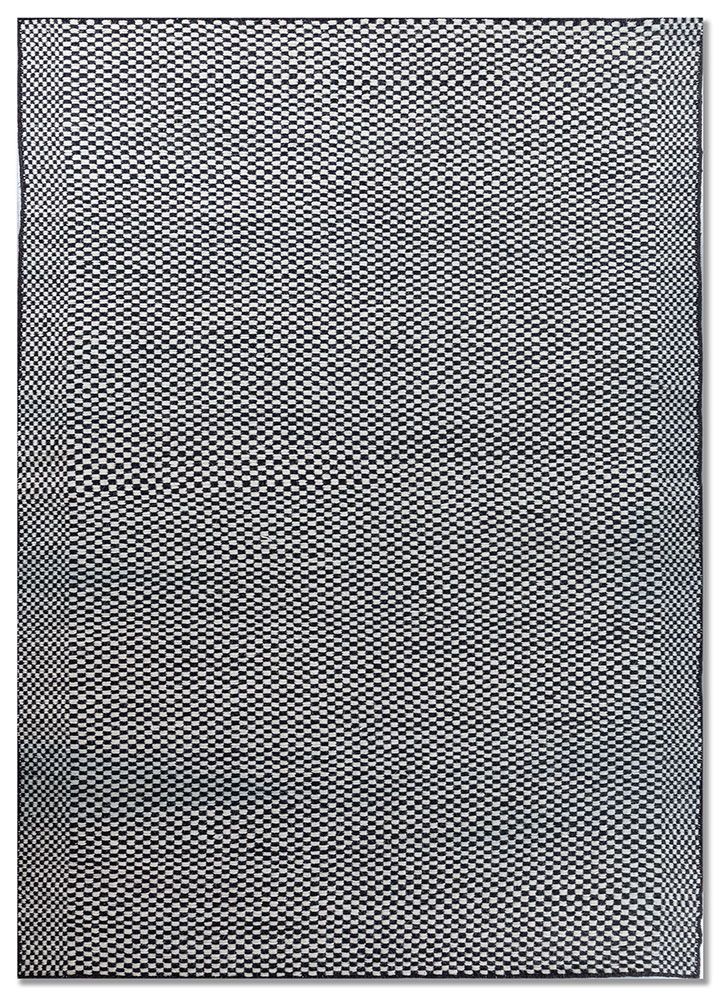 Basis ADWL-13325(FR), White/Ebony by Jaipur Rugs