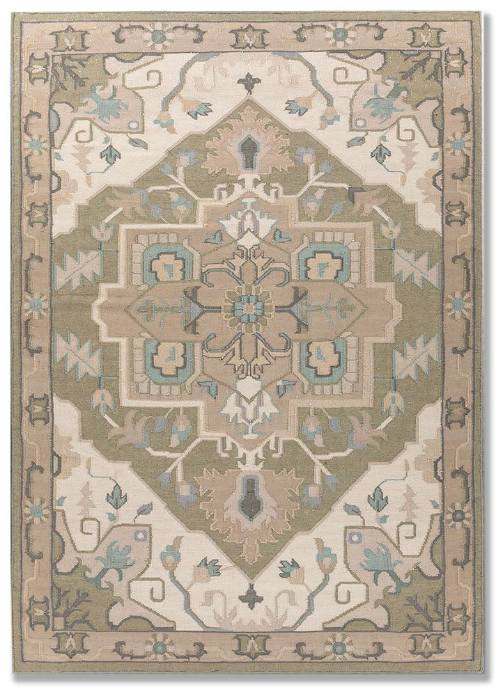 Bedouin ADWL-23005, Aqua Foam/Beige by Jaipur Rugs