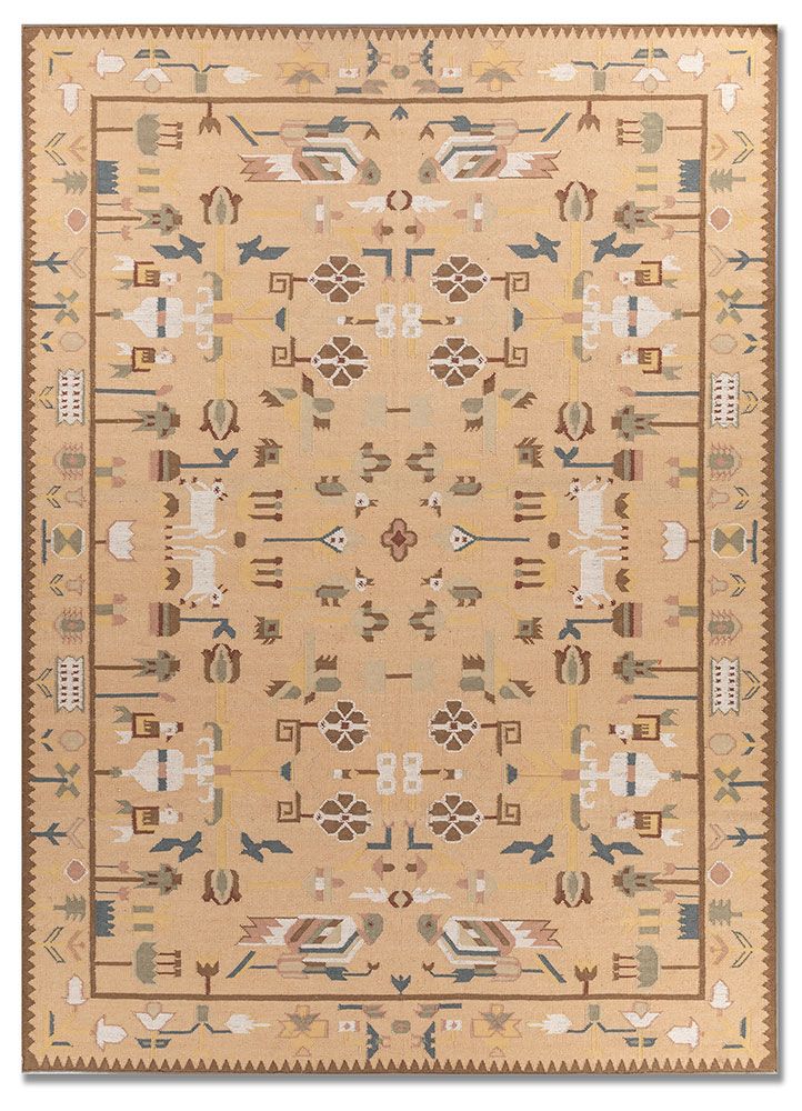 Bedouin ADWL-23013, Marigold/Gold Brown by Jaipur Rugs