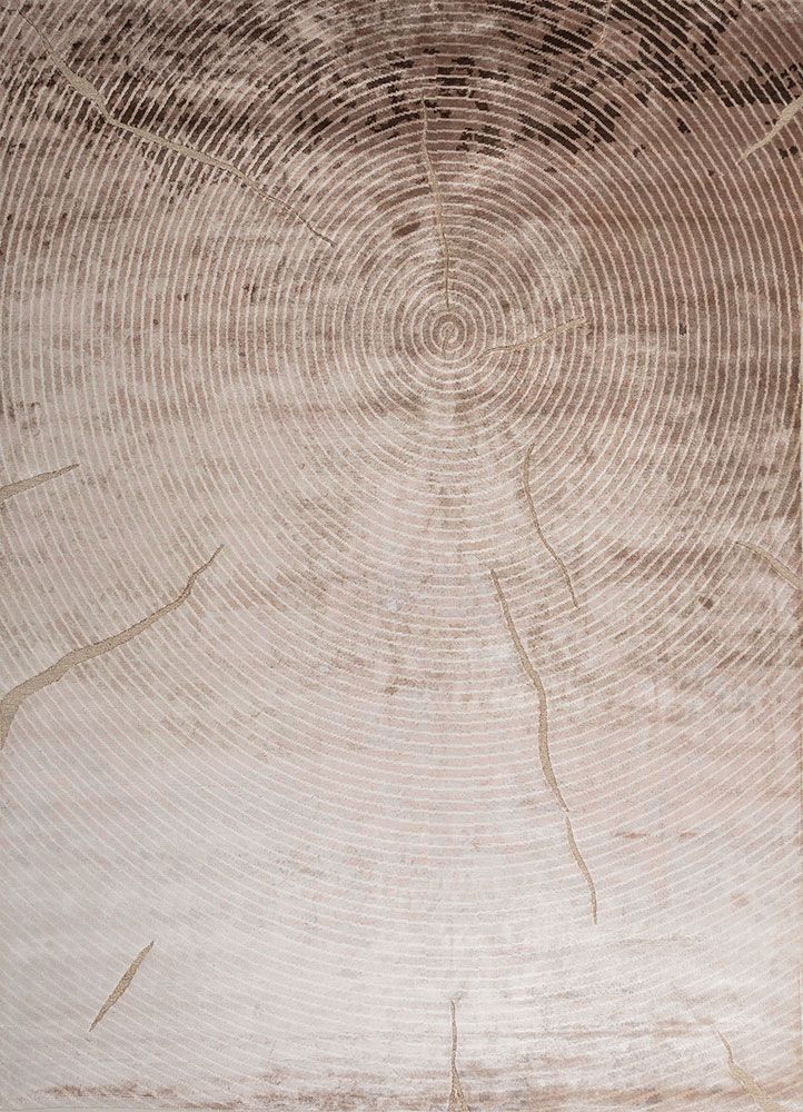 Azalea AIBZ-1021, Warm Cream/Smokey Brown by Jaipur Rugs