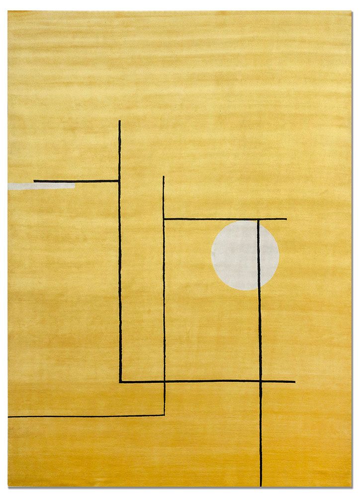 Sthir AIWL-3010, Gold Fusion/Linen White by Jaipur Rugs