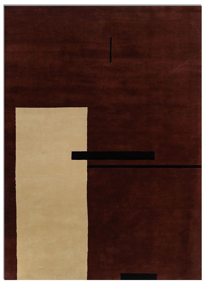 Sthir AIWL-3011, Dark Truffle/Raffia by Jaipur Rugs