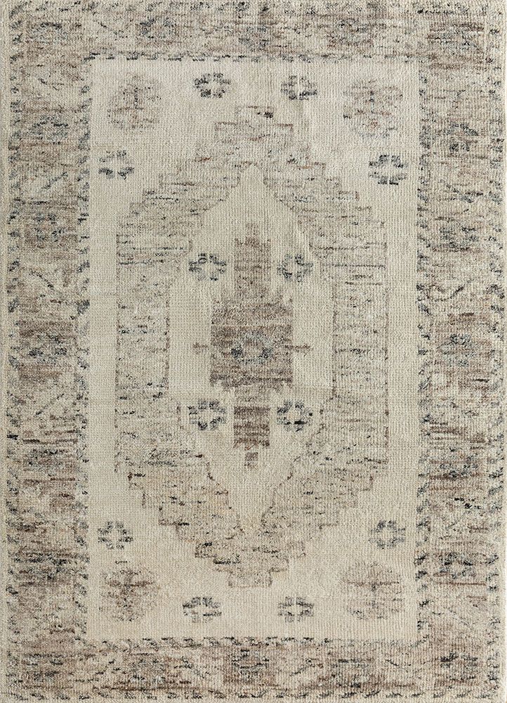 Thyme AKWL-1045, Undyed White/Natural Cream by Jaipur Rugs