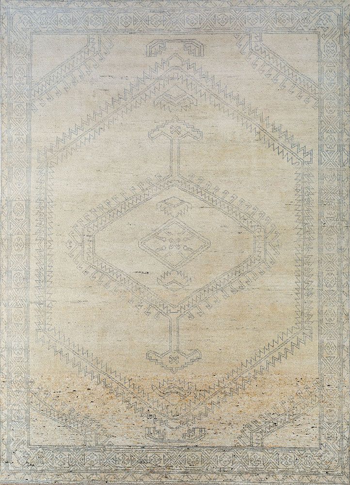 Thyme AKWL-1142, Natural White/Dark Ivory by Jaipur Rugs
