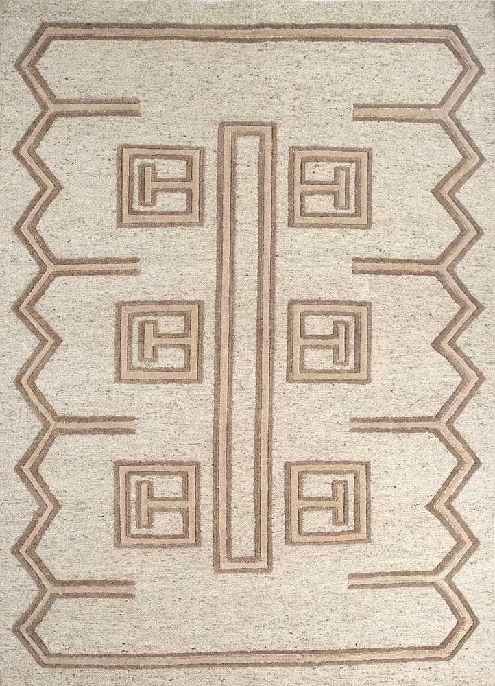 Thyme AKWL-1403, Natural White/Natural Taupe by Jaipur Rugs