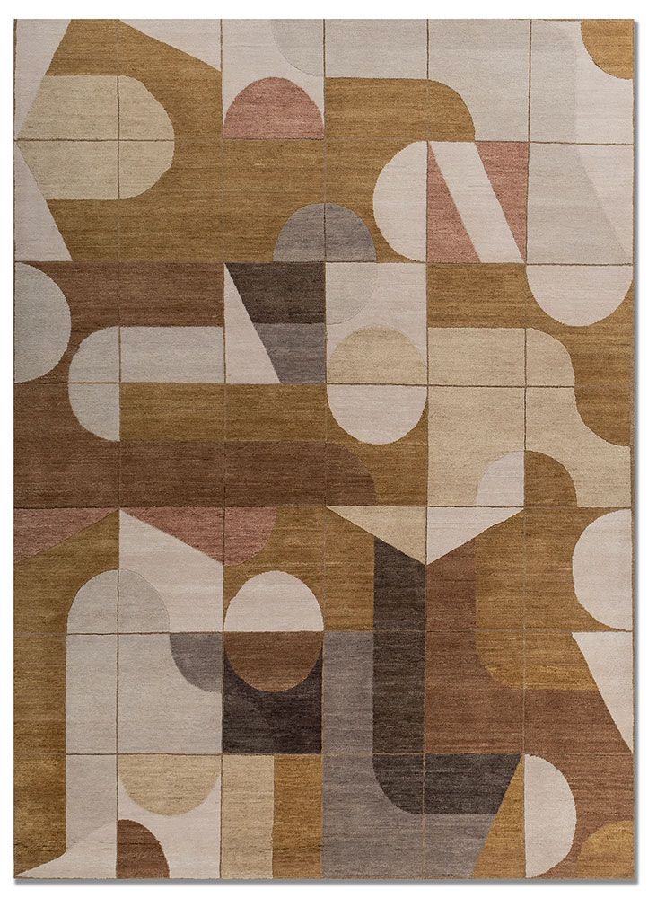 Aakar EBSK-306, Ginger/Monsoon Mist by Jaipur Rugs