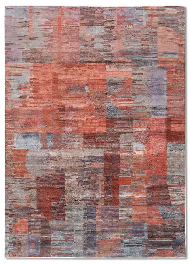 Aakar ESKM-13, Nickel/Tabasco by Jaipur Rugs