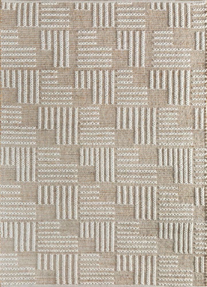 Nomadic Threads PDJT-223, Natural/White by Jaipur Rugs