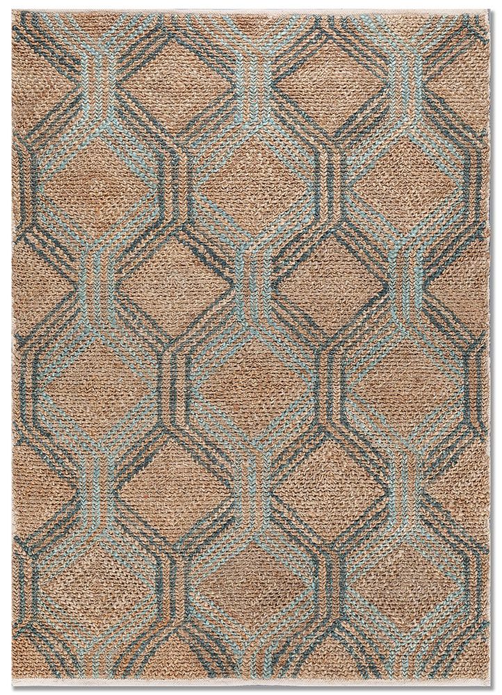 Nomadic Threads PDJT-225, Light Turquoise/Jasper by Jaipur Rugs