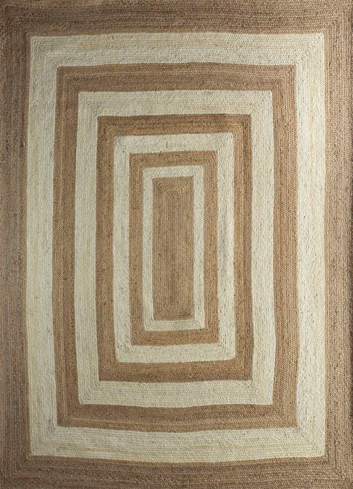Nomadic Threads PDJT-267, Natural/Cloud White by Jaipur Rugs
