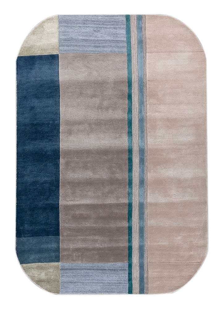 Come Around TNQ-1280, Antique White/Ensign Blue by Jaipur Rugs