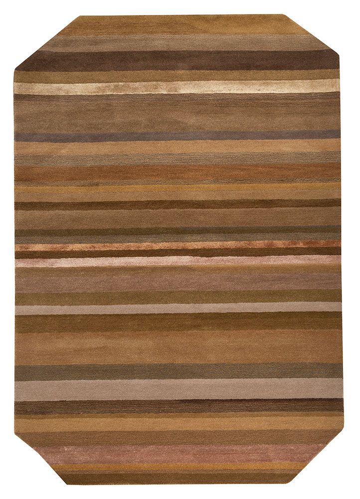 Come Around TNQ-1364, Ginger Brown/Medium Gray by Jaipur Rugs