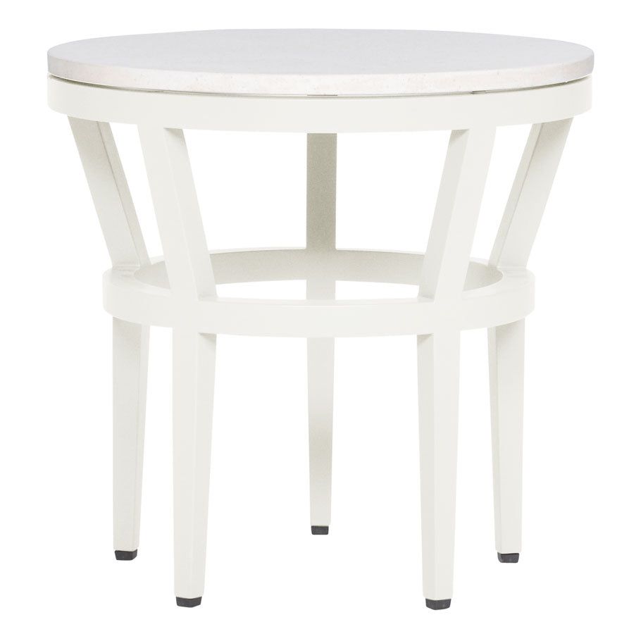 SLANT SIDE TABLE ROUND 51 by JANUS et Cie