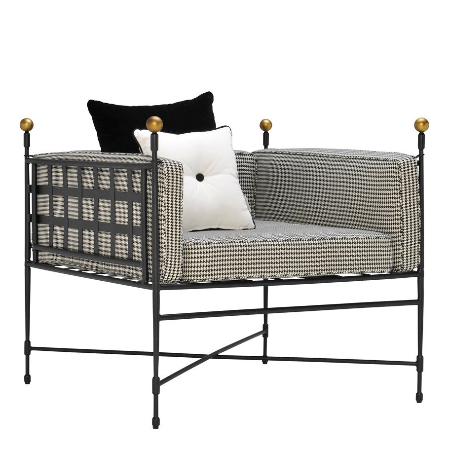 AMALFI TUXEDO LOUNGE CHAIR by JANUS et Cie
