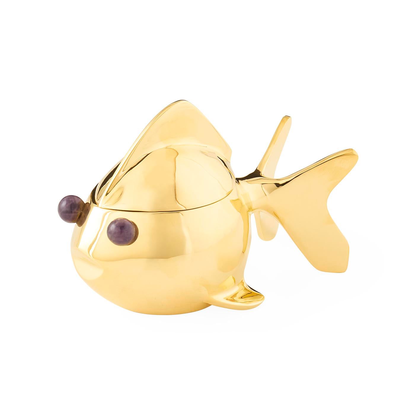 Brass Goldfish Box by Jonathan Adler