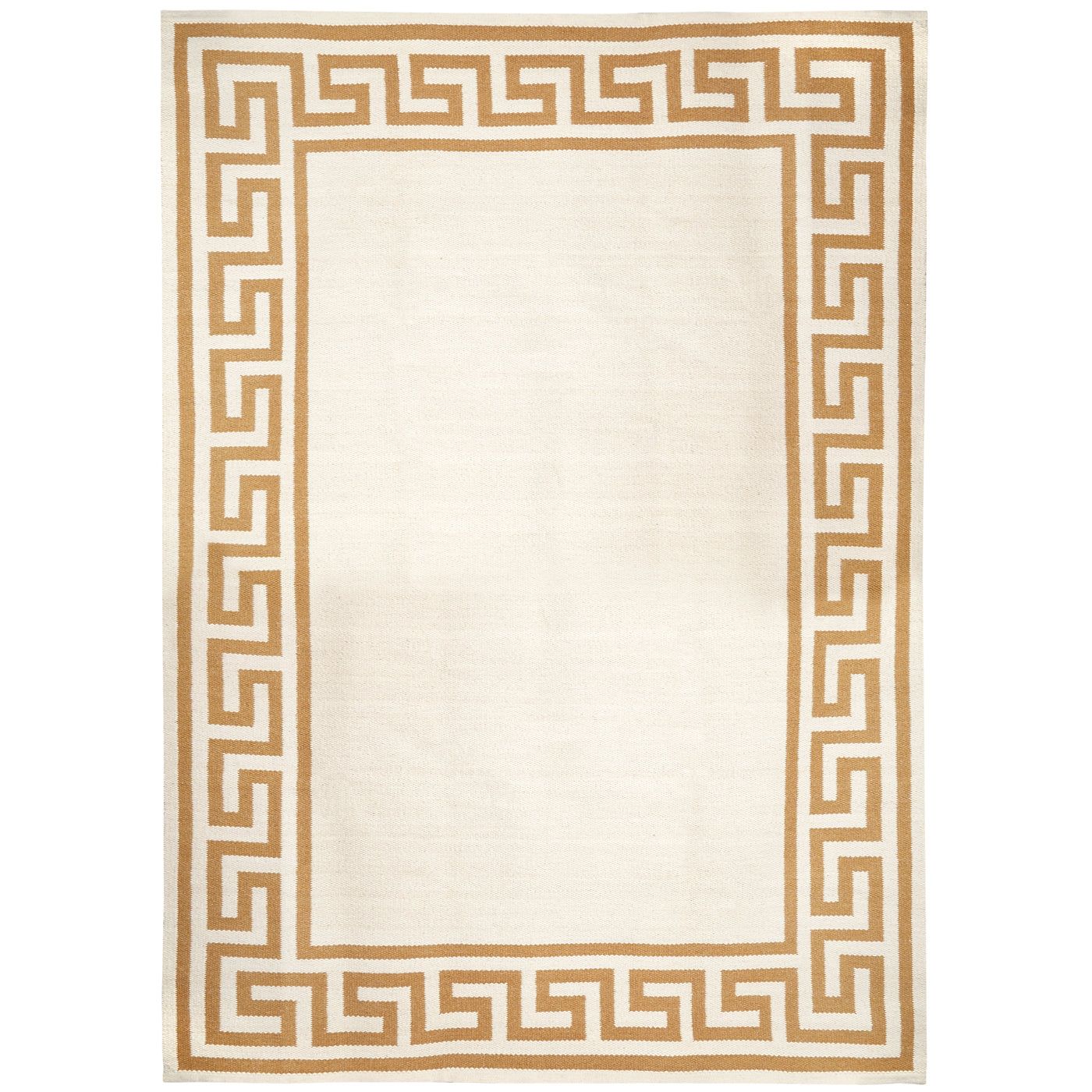 Greek Key Border Flatweave Rug by Jonathan Adler