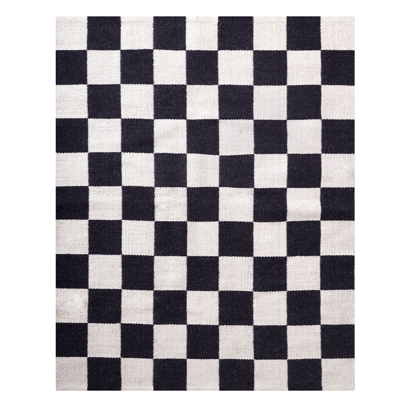 Checkerboard Large Scale Flatweave Rug by Jonathan Adler