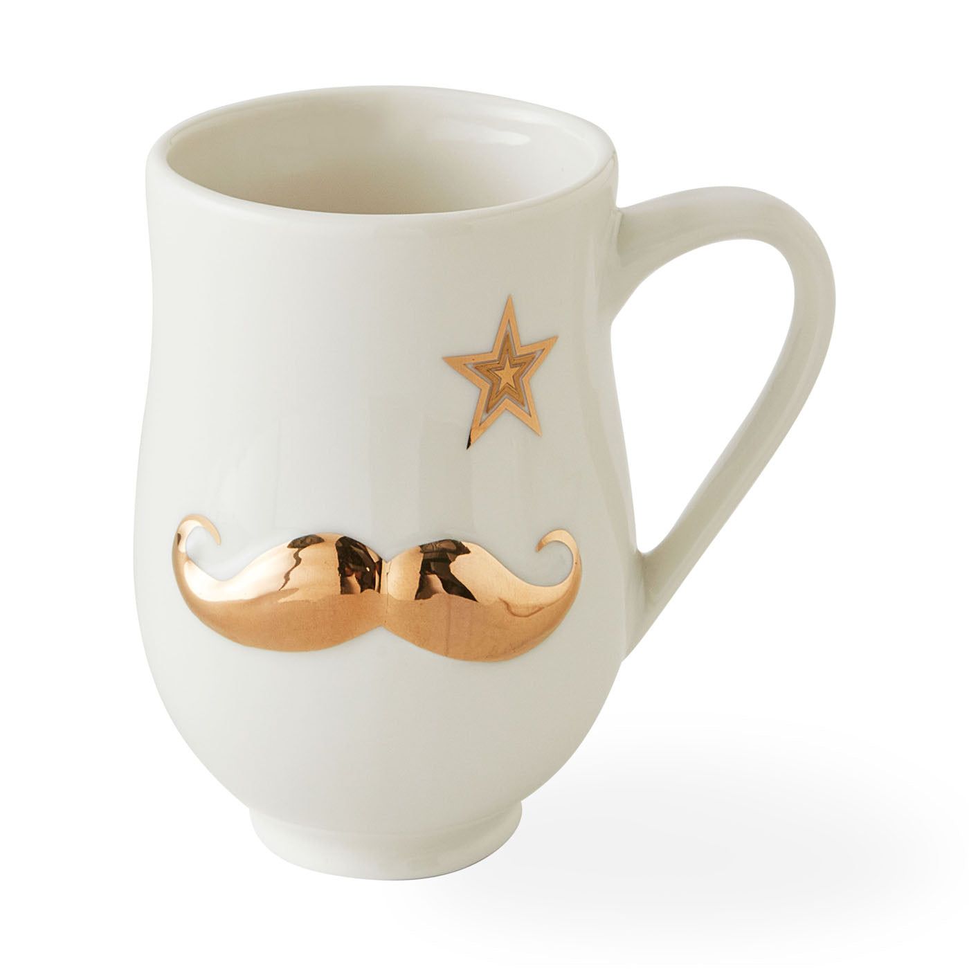Gilded Mr. & Mrs. Muse Mug by Jonathan Adler