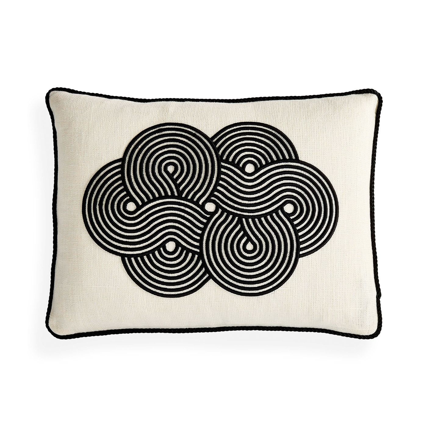 Pompidou B&W Cloud Pillow by Jonathan Adler