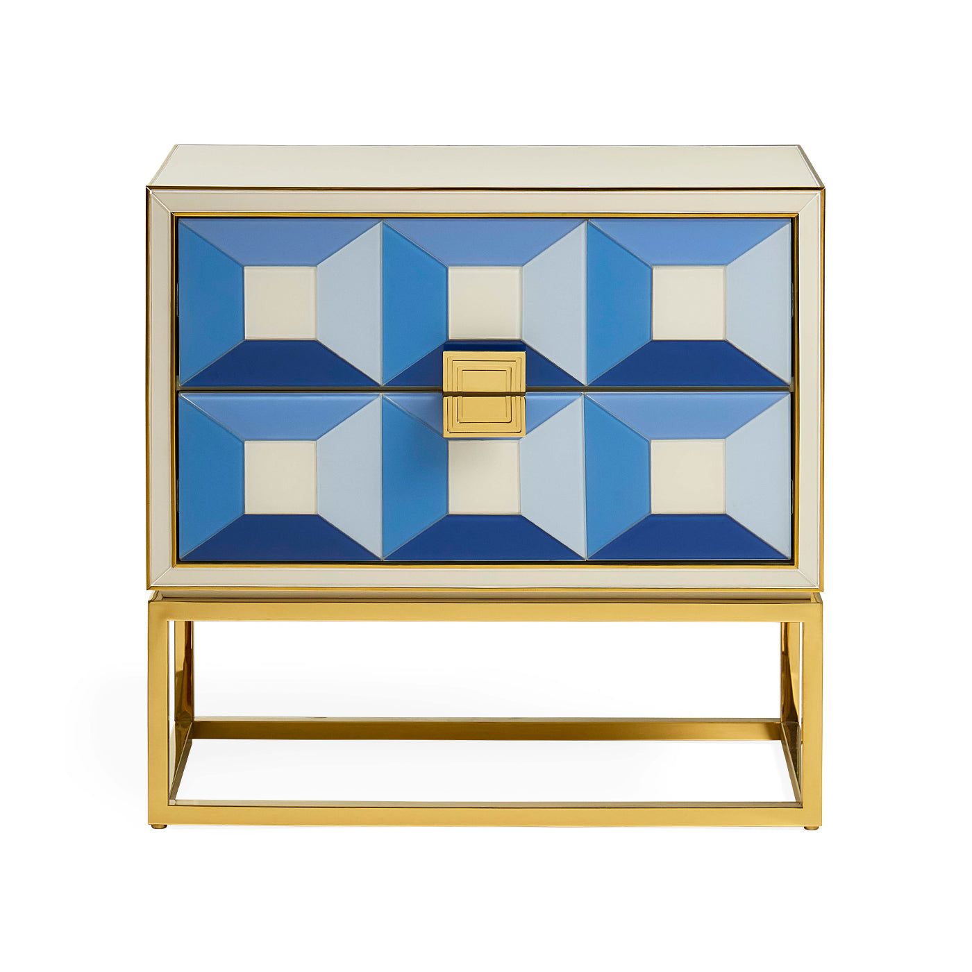 Sorrento Two-Drawer End Table by Jonathan Adler