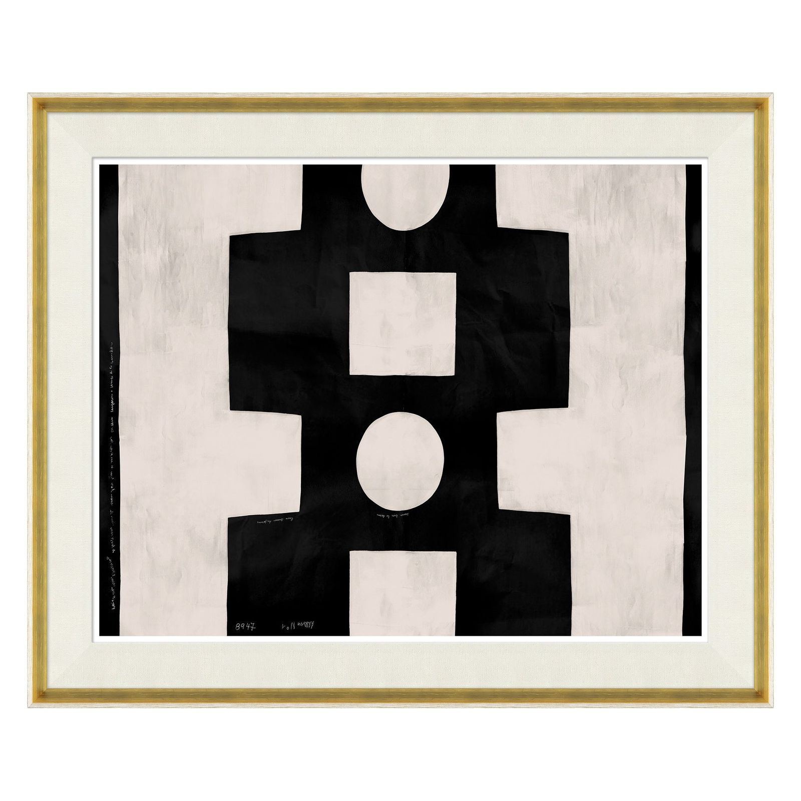 Paule Marrot, White and Black Abstract (Var. 1) by Jonathan Adler