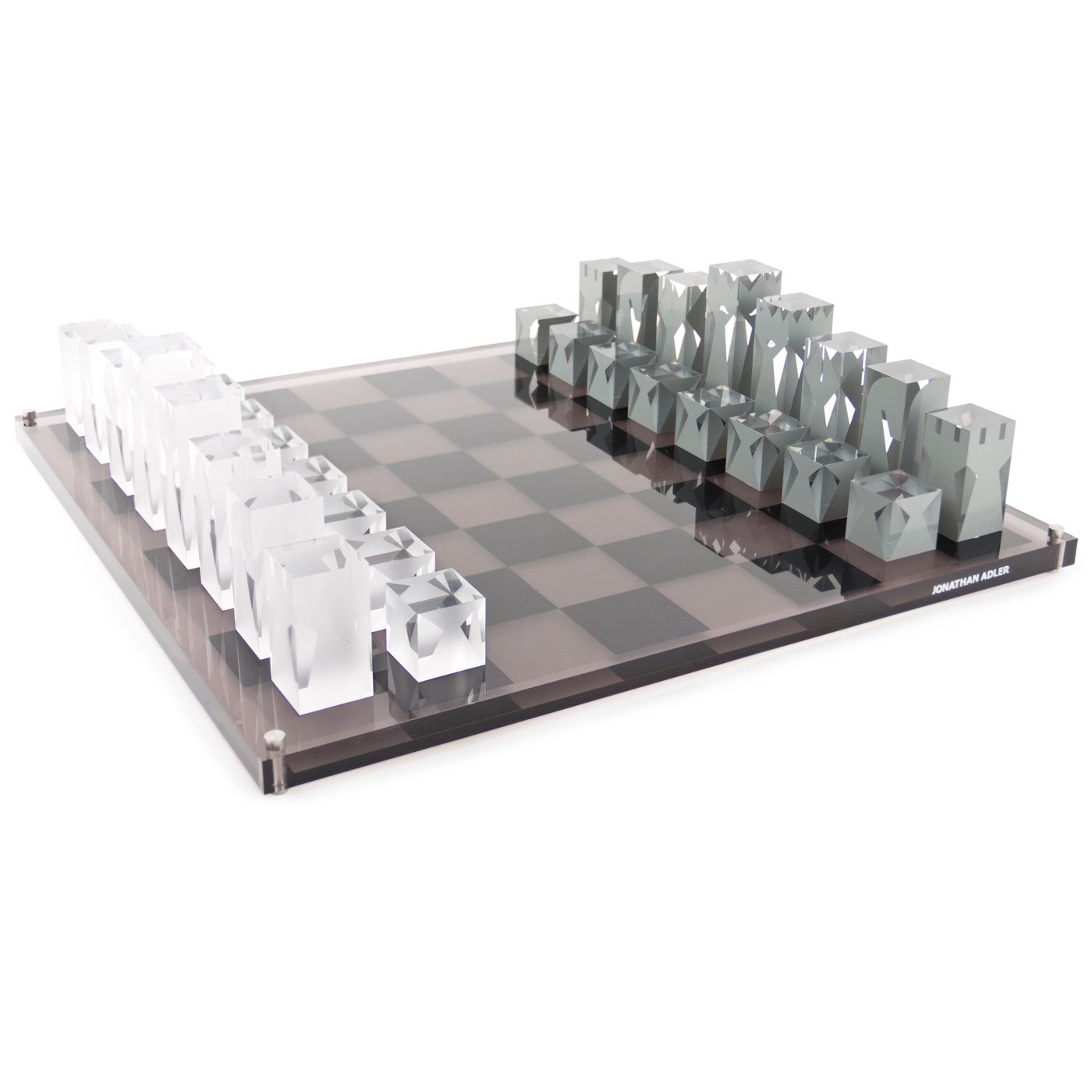 Acrylic Chess Set by Jonathan Adler