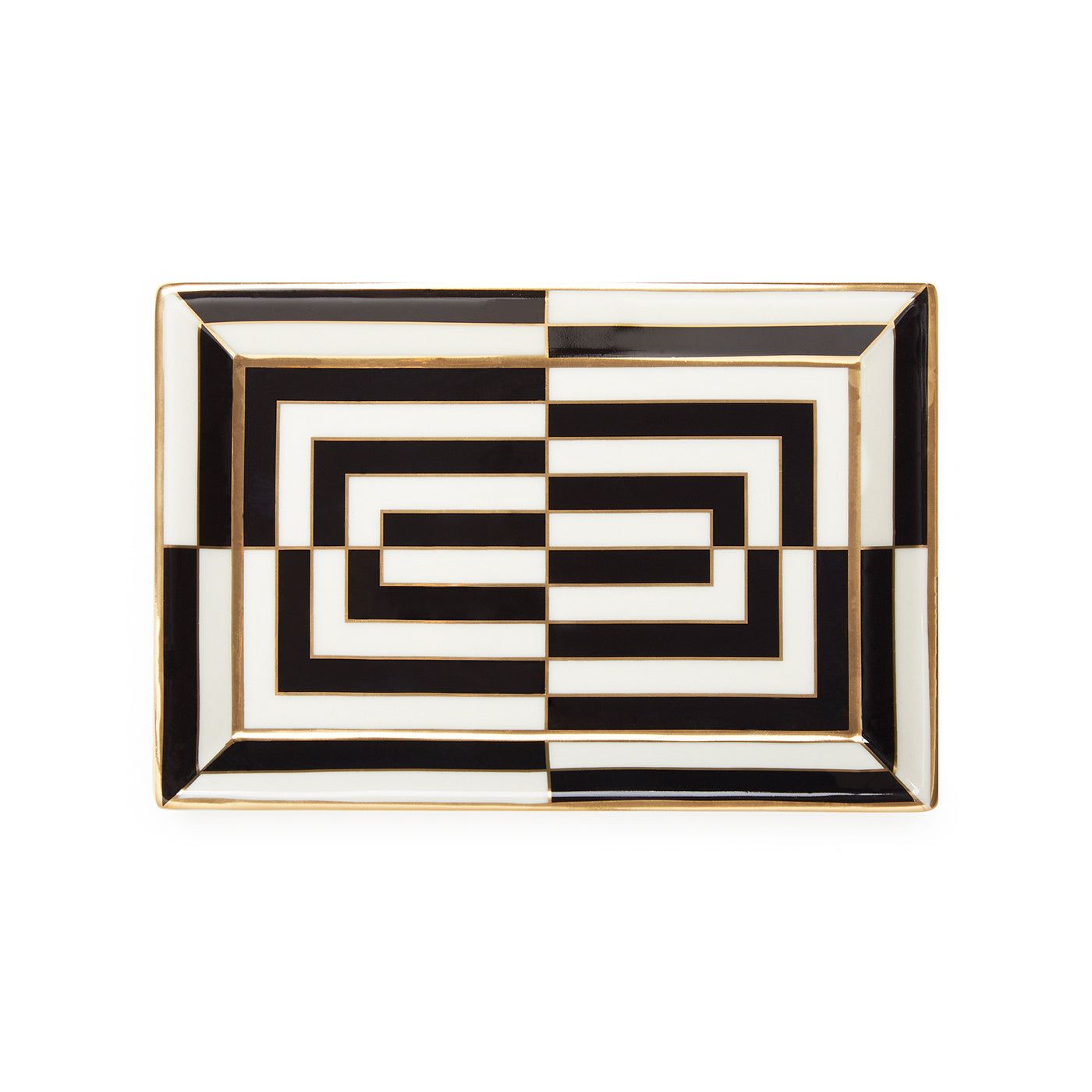 Op Art Rectangle Tray by Jonathan Adler