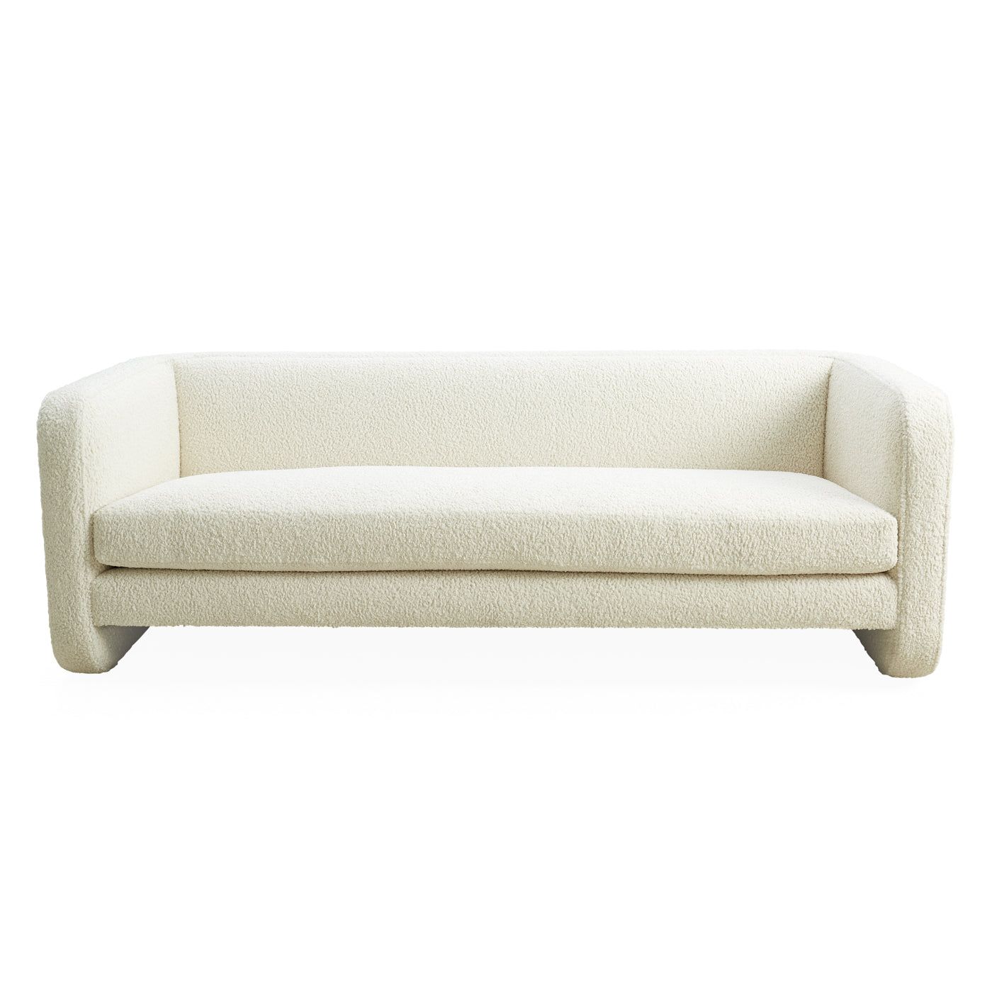 Sunset Sofa in Teddy Bouclé by Jonathan Adler