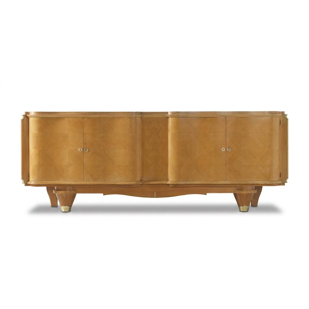 Aparador Art Déco Francés en Madera de Sicomoro - Estilo André Arbus, c. 1940 by Jover+Valls