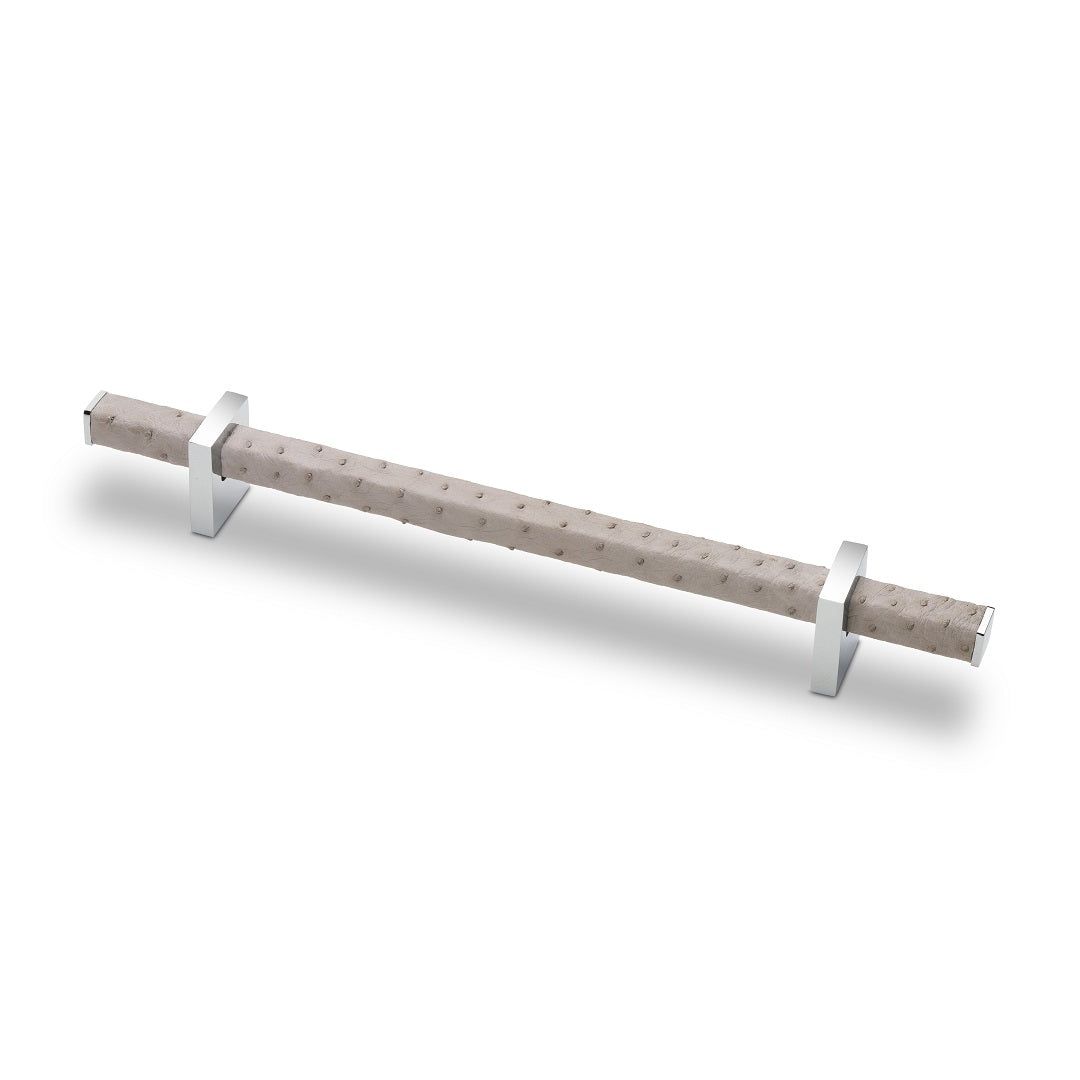 Sevilla - Handcrafted Pull Handle with Exotic Skins & Metal Details by Jover+Valls