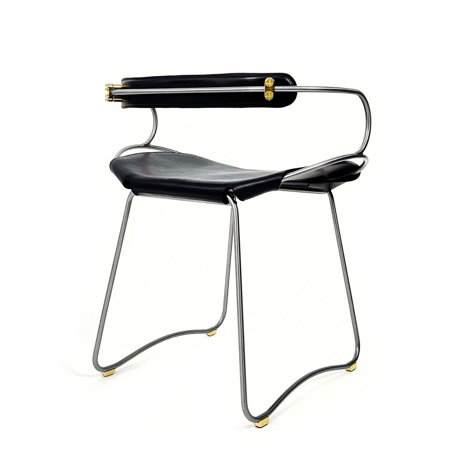 Hug Chair - Customizable & Handcrafted in Cowhide Leather and Steel by Jover+Valls