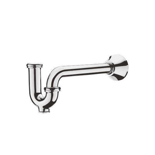 Bathroom Accessories - 1-1/2 P-Trap W/Cleanout (260mm J-Bending Pipe) by JUSTIME