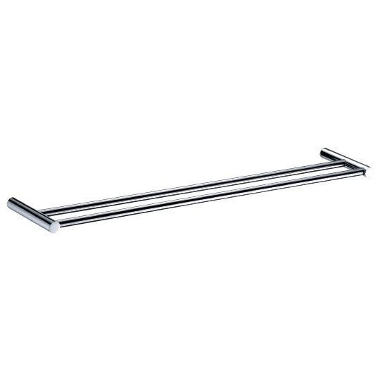 Still One Bathroom Accessories - Double Towel Bar (600mm) by JUSTIME