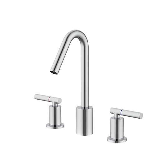 Symmetria Series - Two-Handle Widespread Basin Faucet by JUSTIME