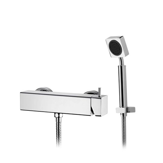 Mark I Series - Shower Mixer W/Hand Shower & Hose & Wall Bracket by JUSTIME
