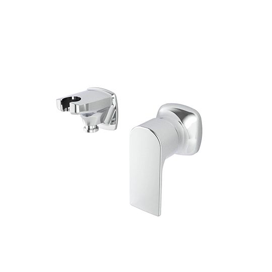 Arch 2 Series - Concealed Shower Mixer W/Shower Holder & Wall Supply by JUSTIME