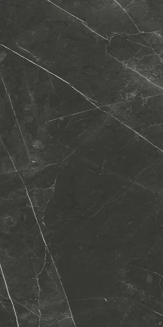 Sandra Glossy Black Wall Tile 40x80 by Kale
