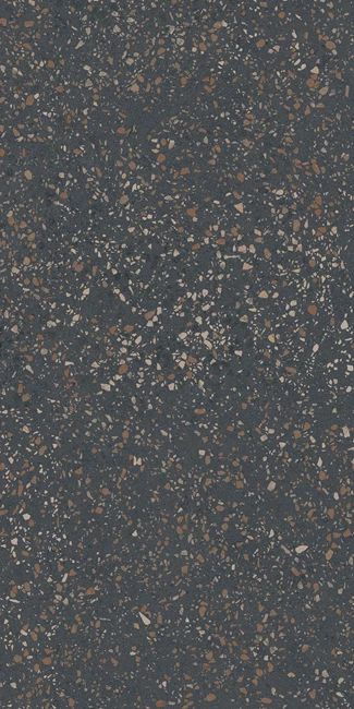 Terrazzo Matte Black Multicolor Porcelain Tile 60x120 by Kale