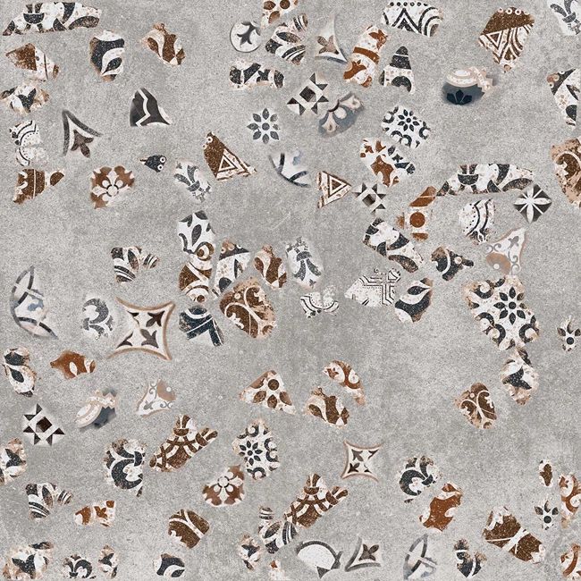 Cement Mosaic Matte Porcelain Tile by Kale