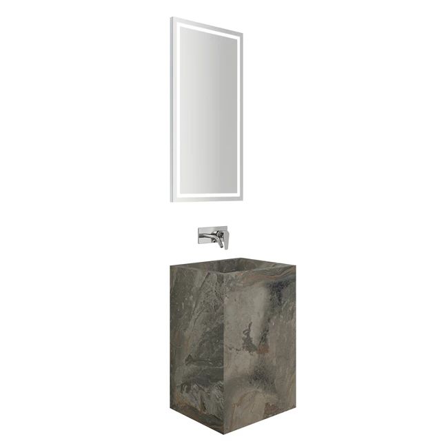 Uniq K3 Stand Alone Washbasin Marble Asteroid by Kale