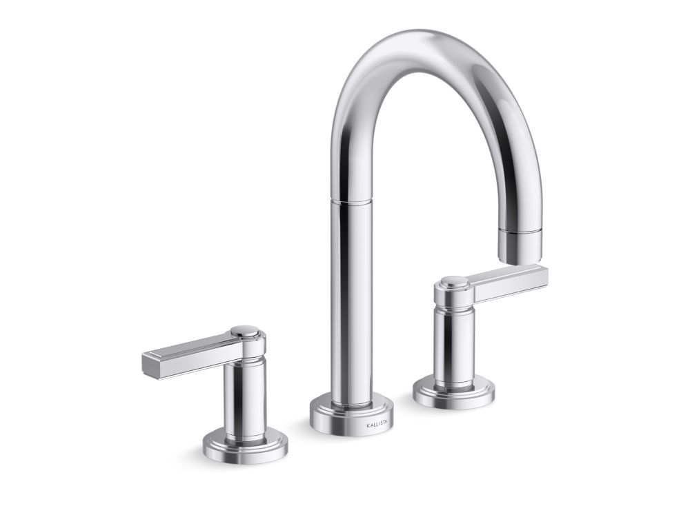 Vir Stil Minimal Deck-Mount Bath Faucet, Lever Handles by Kallista