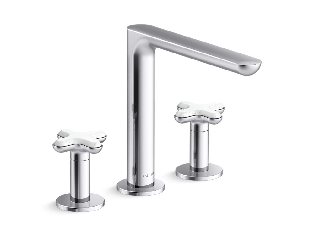 002 Deck-Mount Bath Faucet, White Carrara by Kallista